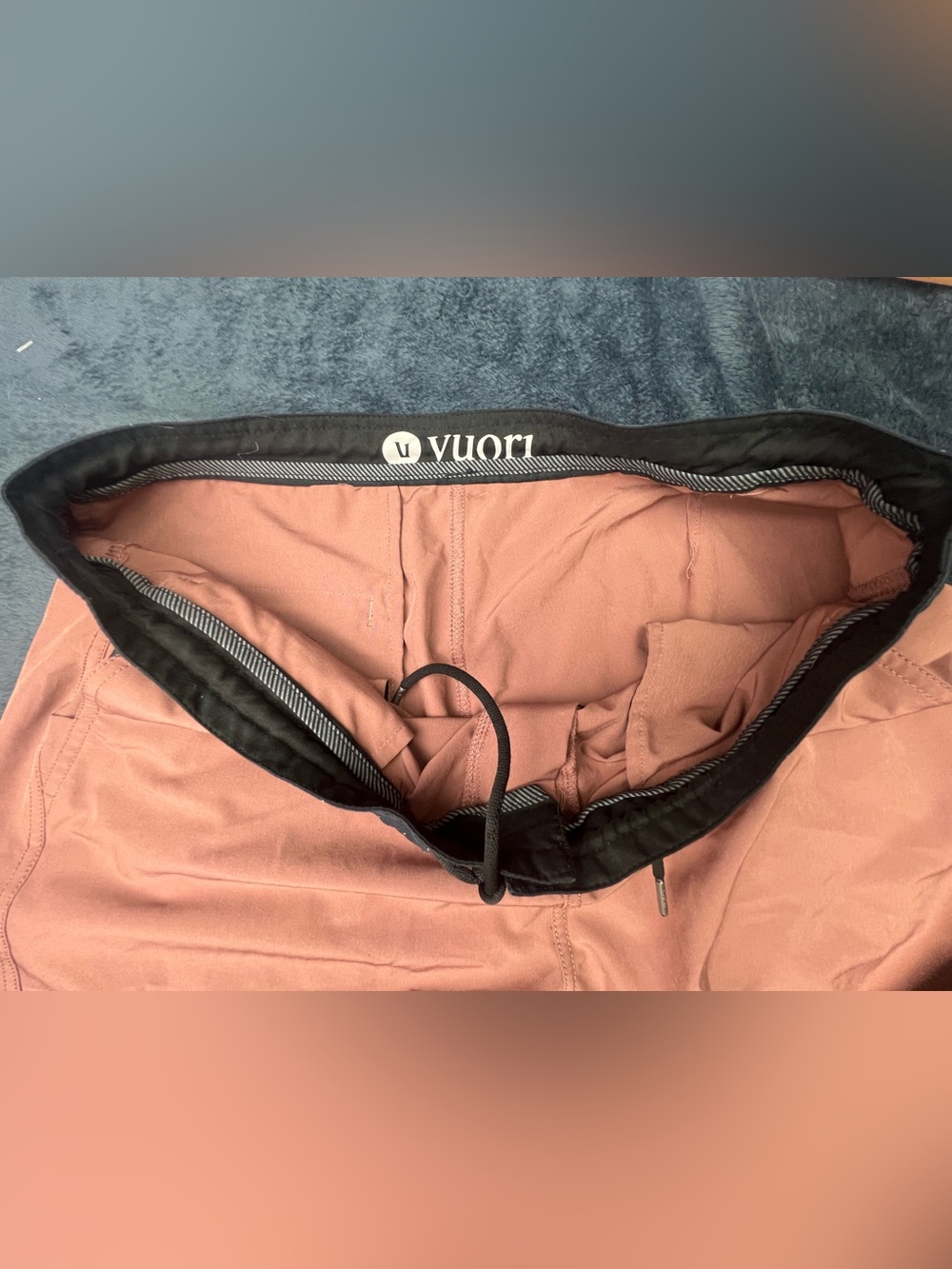 Vuori Men's Rust Boardshorts with Drawstring Waist - Picture 3 of 7